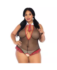 LEG AVENUE - ÉCOLIÈRE CROTHLESS FITNESS TEDDY GRANDE TAILLE LEG AVENUE - ÉCOLIÈRE CROTHLESS FITNESS TEDDY GRANDE TAILLE