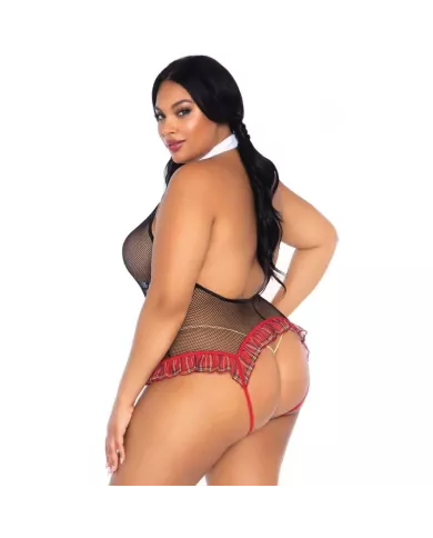 LEG AVENUE - ÉCOLIÈRE CROTHLESS FITNESS TEDDY GRANDE TAILLE LEG AVENUE - ÉCOLIÈRE CROTHLESS FITNESS TEDDY GRANDE TAILLE