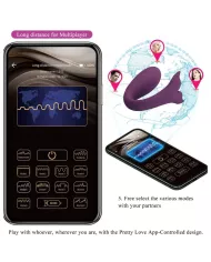 PRETTY LOVE - TÉLÉCOMMANDE JAYLEEN VIBRATOR APP VIOLET PRETTY LOVE - TÉLÉCOMMANDE JAYLEEN VIBRATOR APP VIOLET