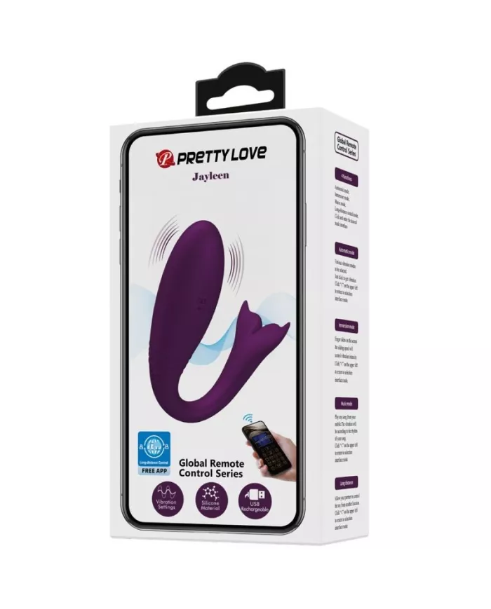 PRETTY LOVE - TÉLÉCOMMANDE JAYLEEN VIBRATOR APP VIOLET PRETTY LOVE - TÉLÉCOMMANDE JAYLEEN VIBRATOR APP VIOLET