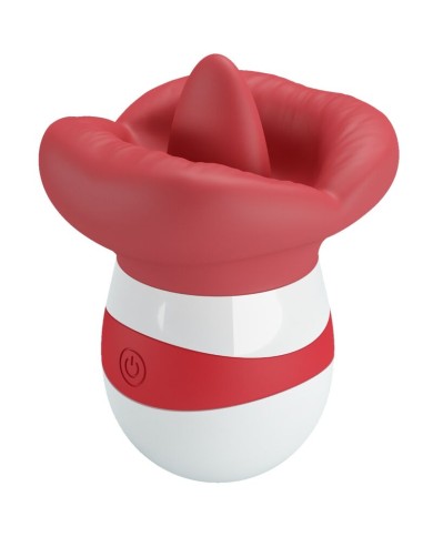 PRETTY LOVE - MINA STIMULATEUR DE LANGUE ROUGE CLAIR