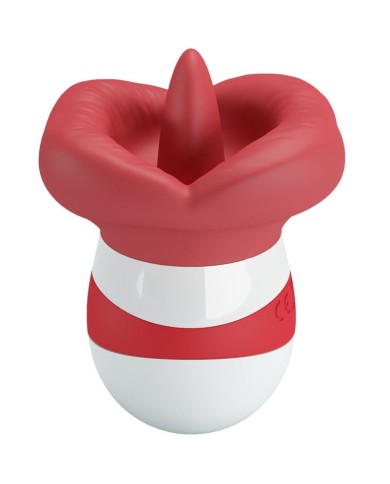 PRETTY LOVE - MINA STIMULATEUR DE LANGUE ROUGE CLAIR