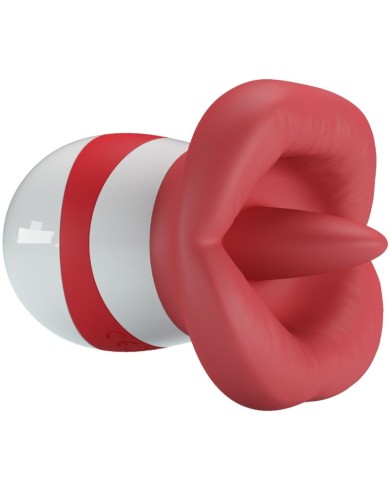 PRETTY LOVE - MINA STIMULATEUR DE LANGUE ROUGE CLAIR