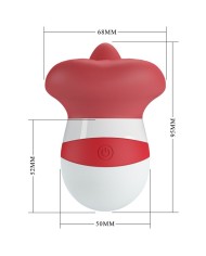 PRETTY LOVE - MINA STIMULATEUR DE LANGUE ROUGE CLAIR