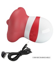 PRETTY LOVE - MINA STIMULATEUR DE LANGUE ROUGE CLAIR