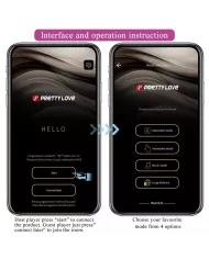 PRETTY LOVE - TÉLÉCOMMANDE CATALINA VIBRATOR APP VIOLET PRETTY LOVE - TÉLÉCOMMANDE CATALINA VIBRATOR APP VIOLET