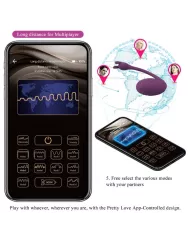 PRETTY LOVE - TÉLÉCOMMANDE CATALINA VIBRATOR APP VIOLET PRETTY LOVE - TÉLÉCOMMANDE CATALINA VIBRATOR APP VIOLET