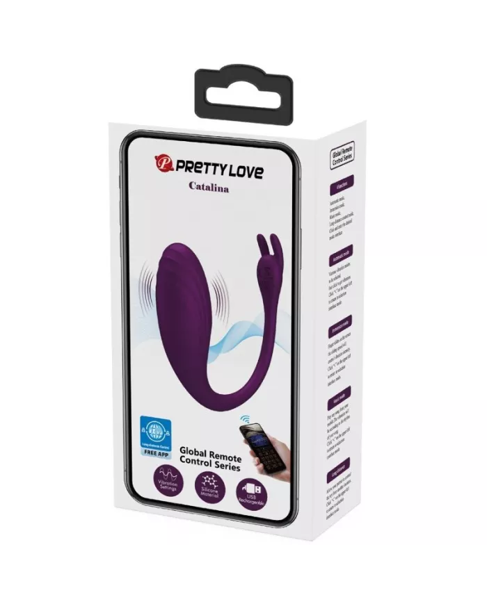 PRETTY LOVE - TÉLÉCOMMANDE CATALINA VIBRATOR APP VIOLET PRETTY LOVE - TÉLÉCOMMANDE CATALINA VIBRATOR APP VIOLET