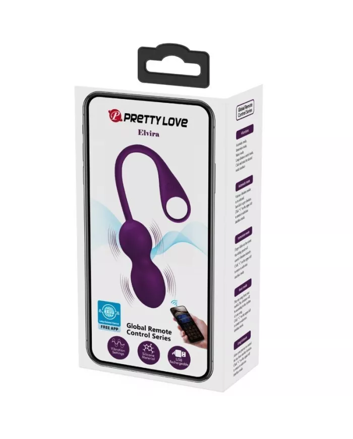 PRETTY LOVE - ELVIRA KEGEL BALLS APP TÉLÉCOMMANDE VIOLET PRETTY LOVE - ELVIRA KEGEL BALLS APP TÉLÉCOMMANDE VIOLET