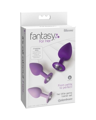 FANTASY FOR HER - ENSEMBLE DE PLUG ANAL VIOLET