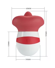 PRETTY LOVE - MINA STIMULATEUR DE LANGUE ROUGE CLAIR