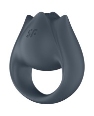 SATISFYER - PERFECT PAIR 2 MULTIVIBRATEUR 2 EN 1 ANNEAU PÉNIS ET STIMULATEUR DE DOIGTS GRIS