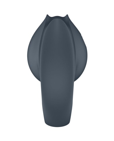 SATISFYER - PERFECT PAIR 2 MULTIVIBRATEUR 2 EN 1 ANNEAU PÉNIS ET STIMULATEUR DE DOIGTS GRIS