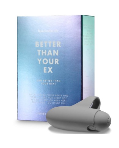 BIJOUX - MIEUX QUE VOTRE EX VIBRATEUR BULLET 10 VIBRATIONS GRIS