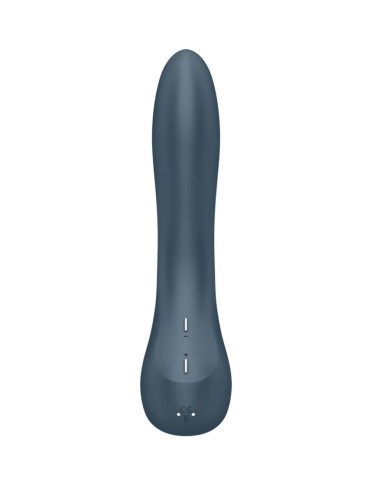 SATISFYER - VIBRATEUR PROGRAMME 12 VIBRATIONS G-SPOT WAVE 4 GRIS FONCÉ