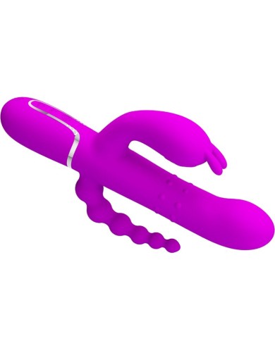 PRETTY LOVE - CAMMY TRIPLE VIBRATEUR MULTIFONCTION 4 EN 1 ROSE