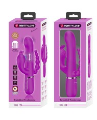 PRETTY LOVE - CAMMY TRIPLE VIBRATEUR MULTIFONCTION 4 EN 1 ROSE