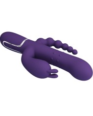 PRETTY LOVE - CAMMY TRIPLE VIBRATEUR MULTIFONCTION 4 EN 1 VIOLET