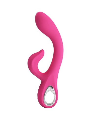 PRETTY LOVE - VIBRATEUR FRITZ RABBIT 12 VIBRATIONS ROSE