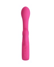 PRETTY LOVE - VIBRATEUR FRITZ RABBIT 12 VIBRATIONS ROSE