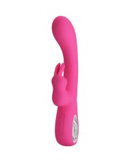 PRETTY LOVE - VIBRATEUR NOVAK RABBIT 12 VIBRATIONS ROSE