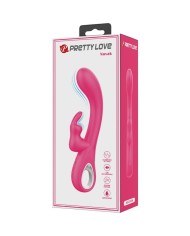 PRETTY LOVE - VIBRATEUR NOVAK RABBIT 12 VIBRATIONS ROSE