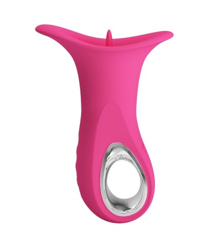 PRETTY LOVE - CLYDE VIBRATEUR ORAL LANGUE VIBRANTE 12 VIBRATIONS ROSE