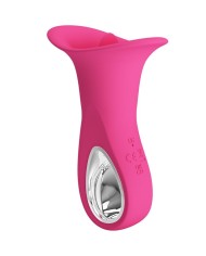 PRETTY LOVE - CLYDE VIBRATEUR ORAL LANGUE VIBRANTE 12 VIBRATIONS ROSE