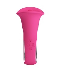 PRETTY LOVE - CLYDE VIBRATEUR ORAL LANGUE VIBRANTE 12 VIBRATIONS ROSE