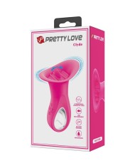 PRETTY LOVE - CLYDE VIBRATEUR ORAL LANGUE VIBRANTE 12 VIBRATIONS ROSE