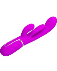 PRETTY LOVE - SHANIA TRIPLE RABBIT VIBRATEUR MULTIFONCTION ROSE