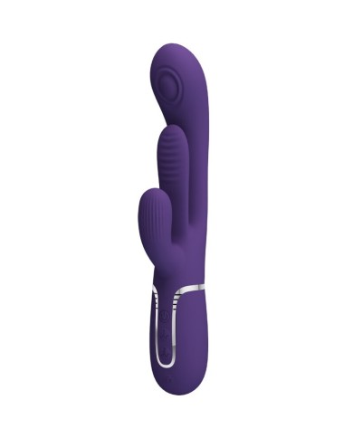 PRETTY LOVE - SHANIA TRIPLE RABBIT VIBRATEUR MULTIFONCTION VIOLET