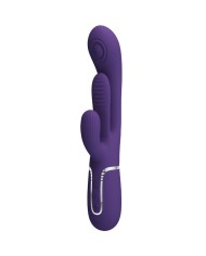 PRETTY LOVE - SHANIA TRIPLE RABBIT VIBRATEUR MULTIFONCTION VIOLET