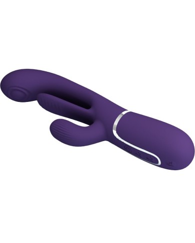 PRETTY LOVE - SHANIA TRIPLE RABBIT VIBRATEUR MULTIFONCTION VIOLET