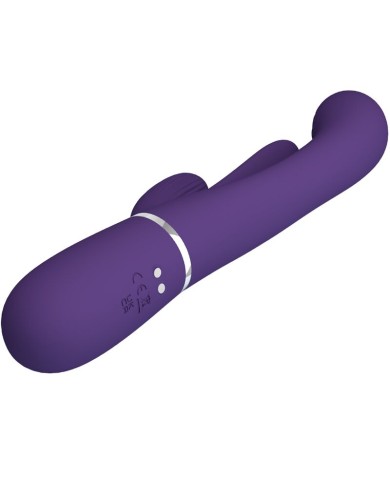 PRETTY LOVE - SHANIA TRIPLE RABBIT VIBRATEUR MULTIFONCTION VIOLET