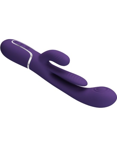 PRETTY LOVE - SHANIA TRIPLE RABBIT VIBRATEUR MULTIFONCTION VIOLET