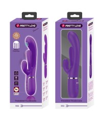 PRETTY LOVE - SHANIA TRIPLE RABBIT VIBRATEUR MULTIFONCTION VIOLET