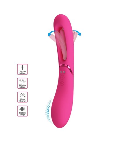 ROMANCE - VIBRATEUR POINT G LEXIE 7 VIBRATIONS ROSE
