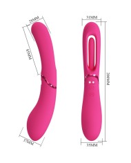 ROMANCE - VIBRATEUR POINT G LEXIE 7 VIBRATIONS ROSE