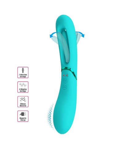 ROMANCE - VIBRATEUR POINT G LEXIE 7 VIBRATIONS BLEU