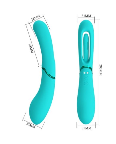 ROMANCE - VIBRATEUR POINT G LEXIE 7 VIBRATIONS BLEU
