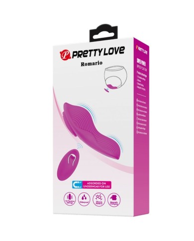 PRETTY LOVE - ROMARIO STIMULATEUR DE CLITORIS À LAY-ON TÉLÉCOMMANDE ROSE