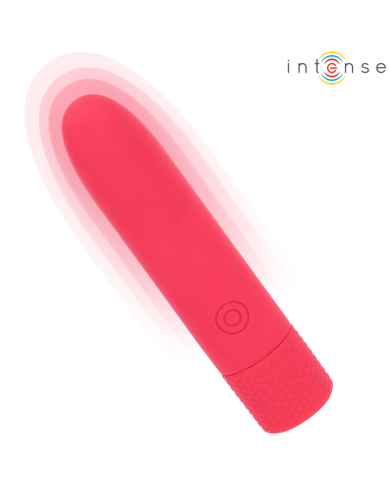 INTENSE - SYMONE BULLET VIBRANT RECHARGEABLE USB 8 VIBRATIONS ROUGE 10 X 2,2 CM