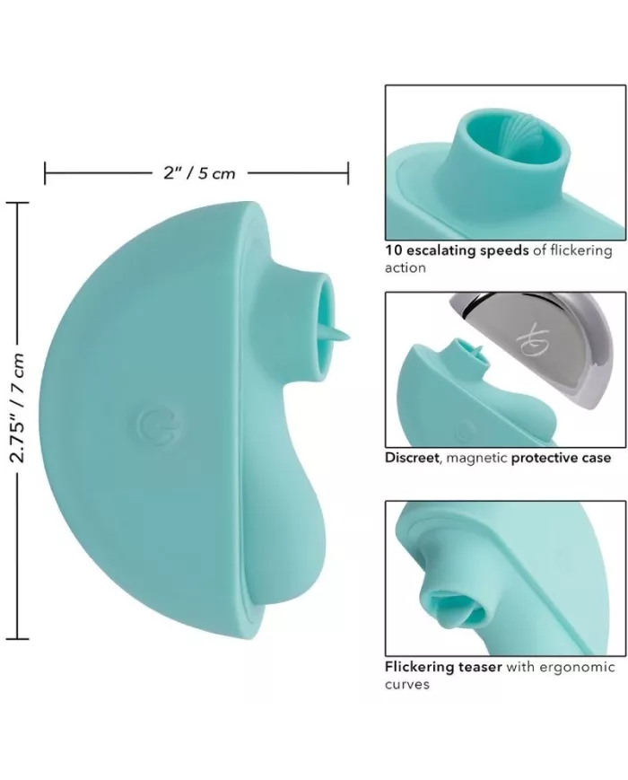 CALEXOTICS - OVATION STIMULATEUR RAVE VERT AQUA CALEXOTICS - OVATION STIMULATEUR RAVE VERT AQUA