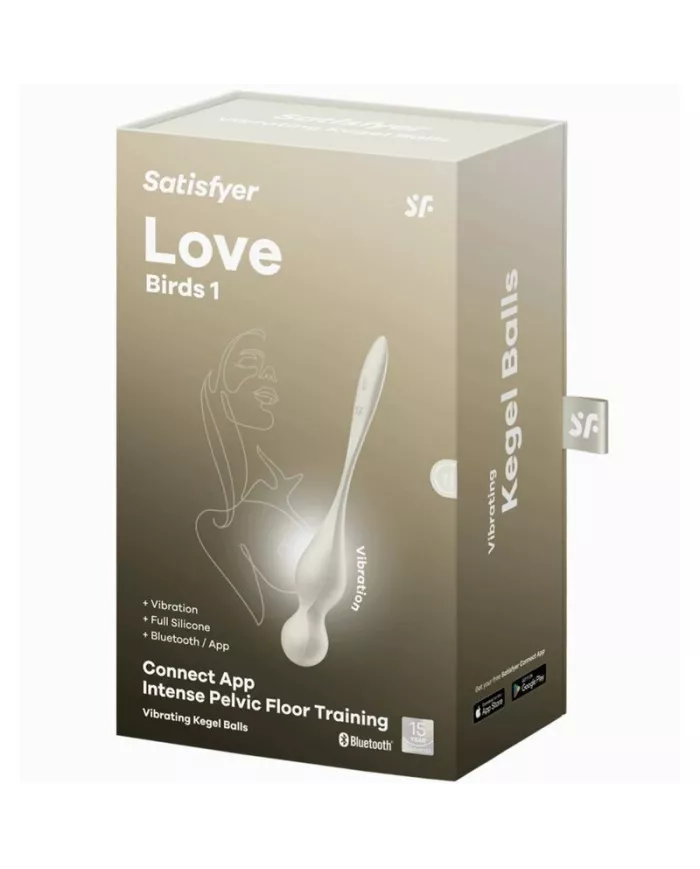 SATISFYER - BALLES VIBRANTES DE KEGEL LOVE BIRDS BLANCHES SATISFYER - BALLES VIBRANTES DE KEGEL LOVE BIRDS BLANCHES