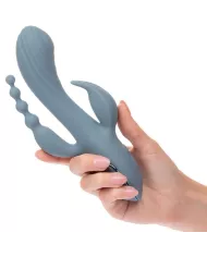 CALEXOTICS - VIBRATEUR TRIPLE ECSTASY GRIS