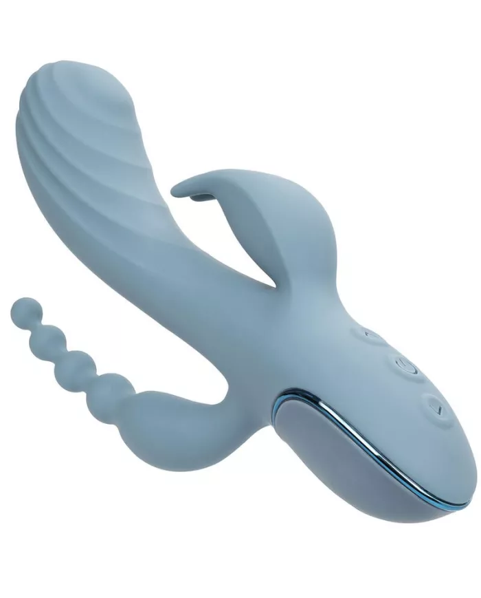 CALEXOTICS - VIBRATEUR TRIPLE ECSTASY GRIS