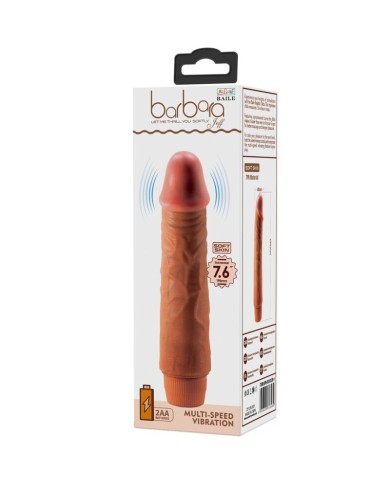 BAILE - VIBRATEUR REALISTE JEFF 19,5 CM MULATTO