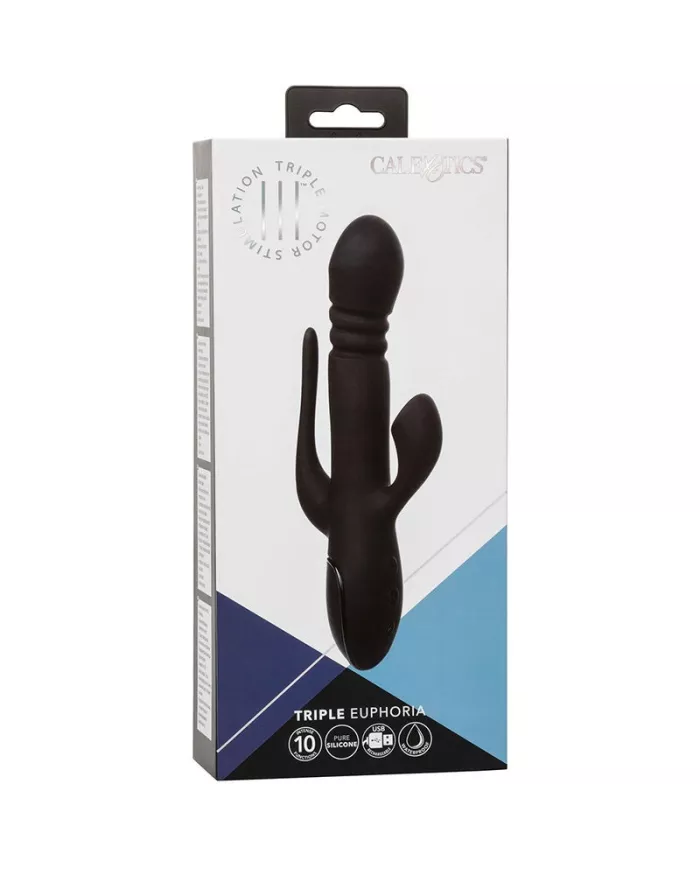 CALEXOTICS - VIBRATEUR TRIPLE EUPHORIA NOIR