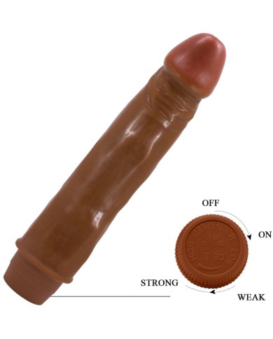 BAILE - VIBRATEUR RÉALISTE NAIN 21 CM MULÂTRE